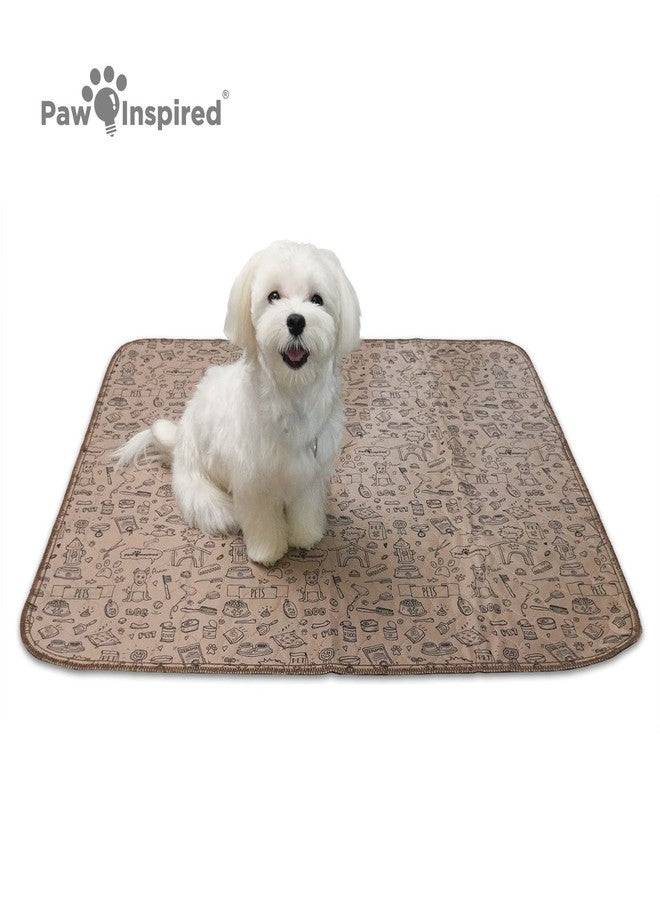 Paw Inspired Washable Pee Pads for Dogs | Reusable Puppy Pads | Waterproof Whelping Pads | Washable Training Pet Pads, Washable Potty Pads Extra Large Sizes (Classic, 32x30" - pattern (2 pack)) - Image 5