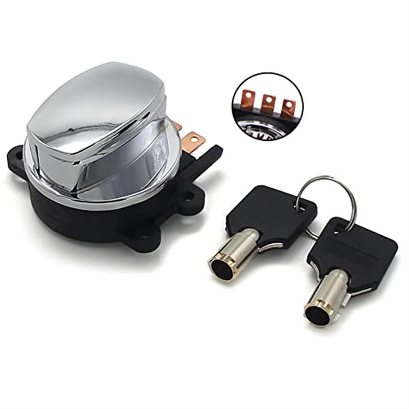 DEMULAX Motorcycle Ignition Switch Key for Harley-Davidson - Image 3