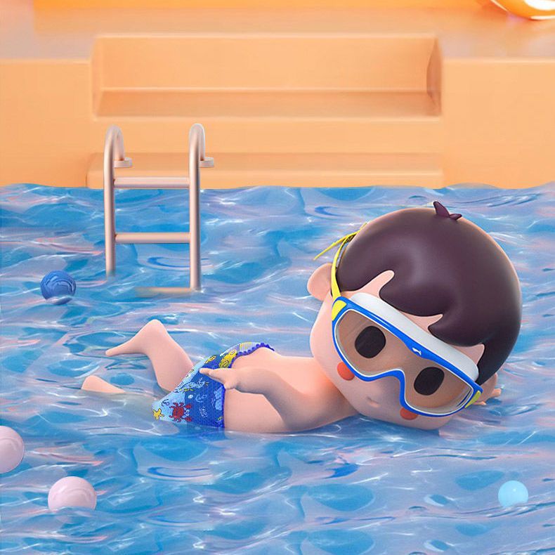 حفاضات سباحة مقاومة للماء للأطفال والفتيات حفاضات سباحة قابلة لإعادة الاستخدام - Image 4
