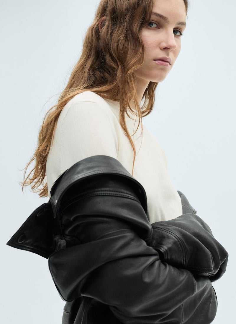 MANGO - Silk Blend Knitted Sweater - Image 1
