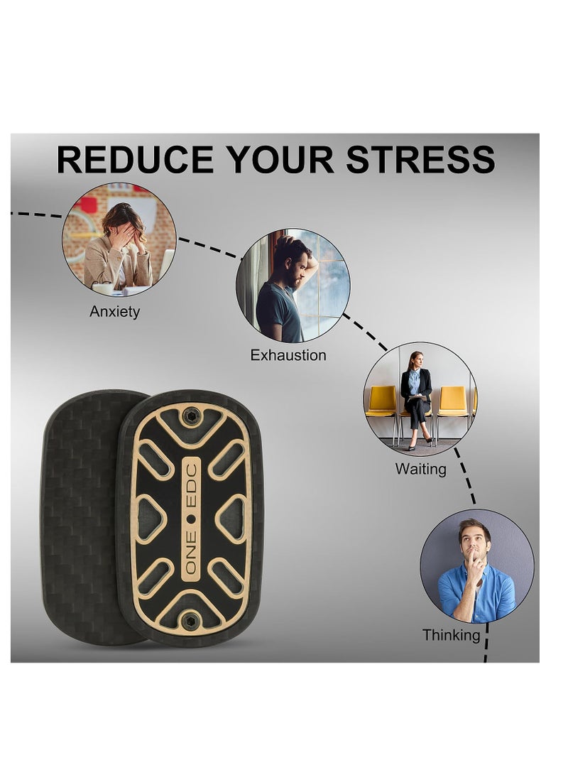 ألعاب الفيدجيت للكبار انزلاق الفيدجيت من الكربون فايبر أدوات EDC ألعاب الفيدجيت المغناطيسية لتخفيف الضغط ألعاب ADHD ألعاب المكتب للكبار (انزلاق الفيدجيت المغناطيسي أسود) - Image 4