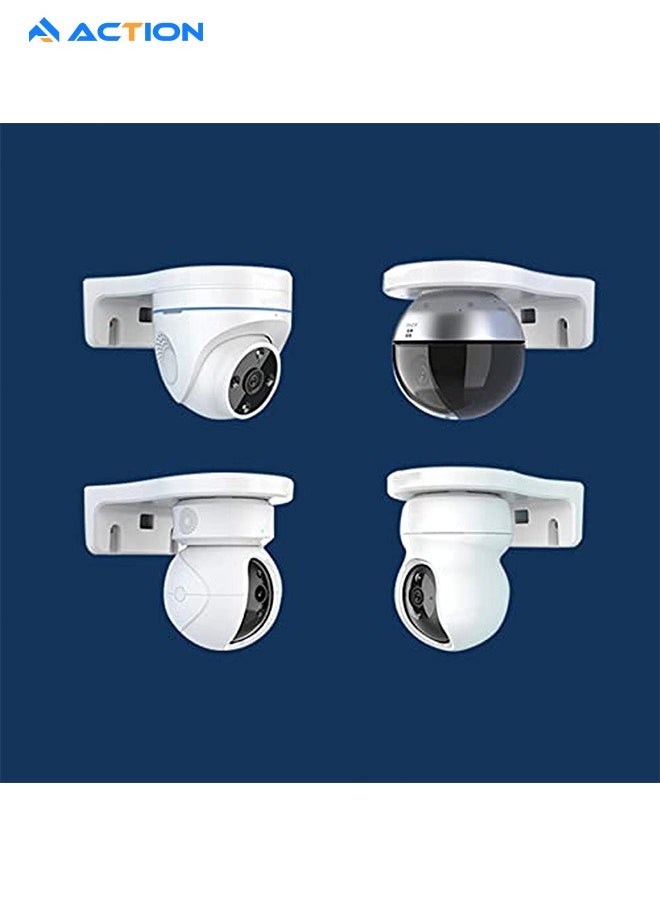 ACTION - WiTi Wall Mount Bracket for EZVIZ C6 C4 Series IP Camera Easy Installing, Plastic PT Cameras Holder Indoor Security Systems, CCTV IP Cameras Cable Management - Image 1