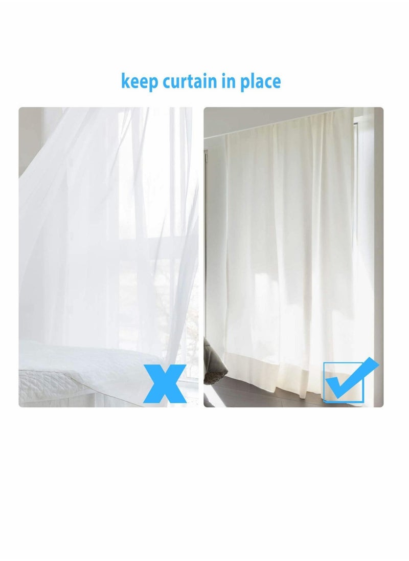 SYOSI - 20 Pcs Curtain Weights Bottom Drapery Weights Covered Drapery Weights Fabric Curtain Weights for Curtains Tablecloth and Flags 15 g of Each (60 x 30 mm) - Image 1