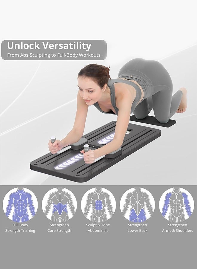 JoyousSto Pilates Board,Multifunctional Abdominal Board, Ab Core Trainer, Ab Trainer Machine, Ab Board, Exercise Board, Abs Workout Equipment, Core Workout Equipment  - Image 3