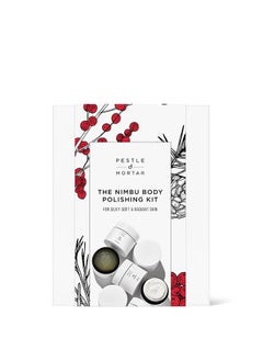 Pestle & Mortar The Body Polishing Gift Set- Home Spa Gifts for Women, Includes Citrus Scented Body Scrub and Body Butter, with Essential oils & Shea Butter  - Image 1
