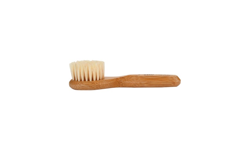 Bass Facial Cleansing Brush - Natural Bristle Wood Handle - Image 3