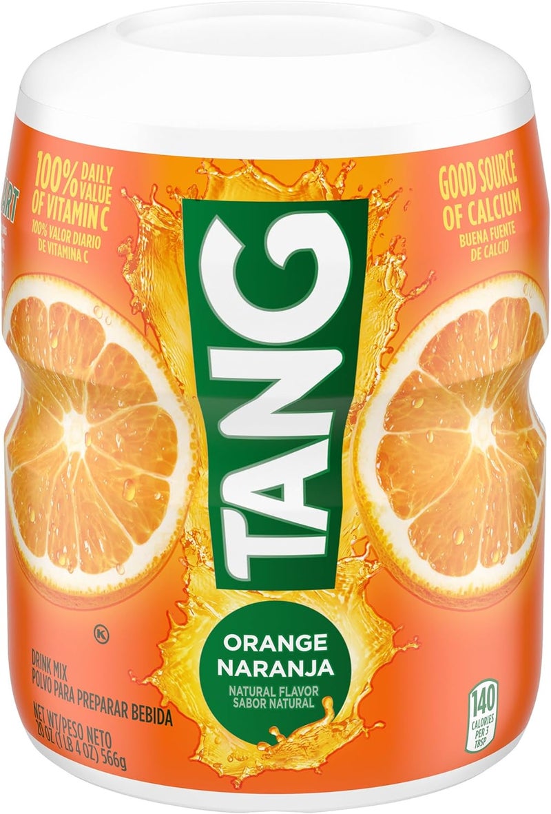 Tang مسحوق مشروب تانغ البرتقالي المحلى - علبة 20 أونصة - Image 1