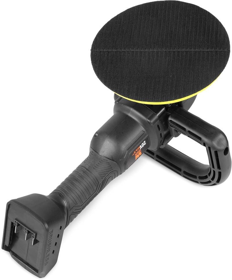Wen 20V Max Cordless 7-Inch Variable Speed Rotary Polisher and Waxer Kit with 4Ah Battery, Charger, and Polishing Pads (20877) - Image 5