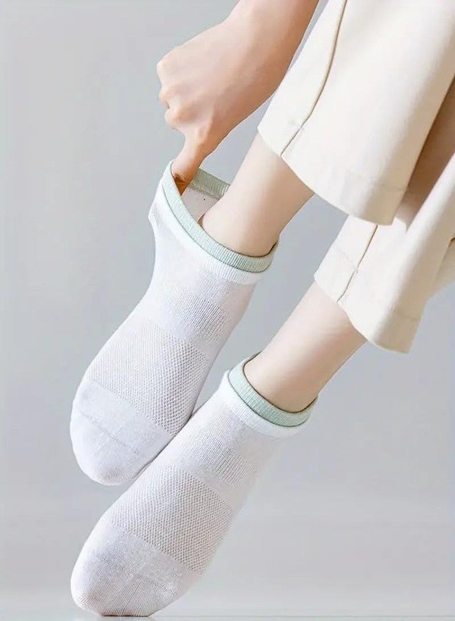 JABA'S Ankle Length Socks for Men & Women - Moisture-Wicking, Odor-Free, Breathable Cotton, Cushioned Half Terry Combo - Ideal for Sports, Gym & Formal Wear - Multicolor, Free Size (7 Pair) - Image 4