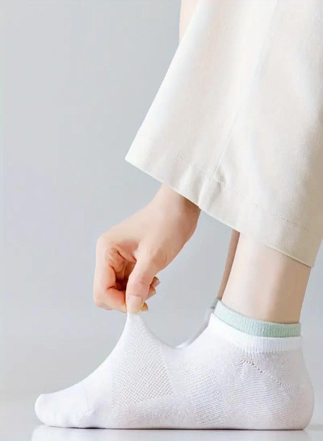 JABA'S Ankle Length Socks for Men & Women - Moisture-Wicking, Odor-Free, Breathable Cotton, Cushioned Half Terry Combo - Ideal for Sports, Gym & Formal Wear - Multicolor, Free Size (7 Pair) - Image 3