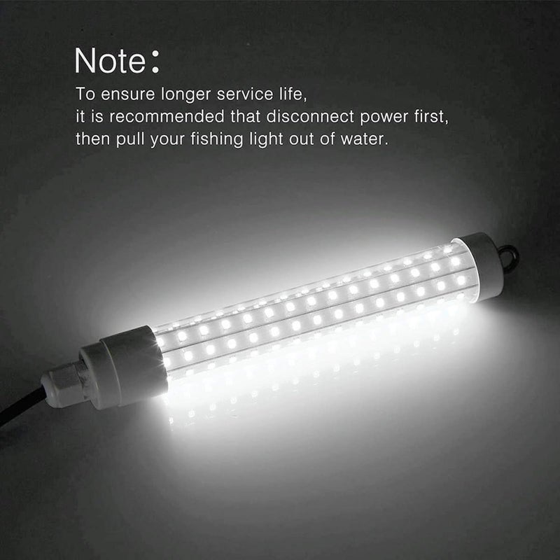 klarako Waterproof LED Underwater Light Lamp AC/DC 12V/24V 1000LM for Submersible Night Fishing Boat Outdoor Lighting White Lights Lamps - Image 5