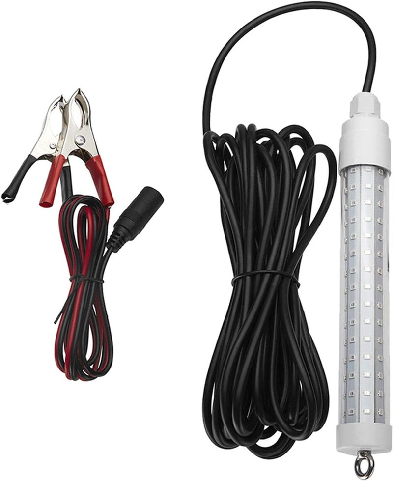 klarako Waterproof LED Underwater Light Lamp AC/DC 12V/24V 1000LM for Submersible Night Fishing Boat Outdoor Lighting White Lights Lamps - Image 1