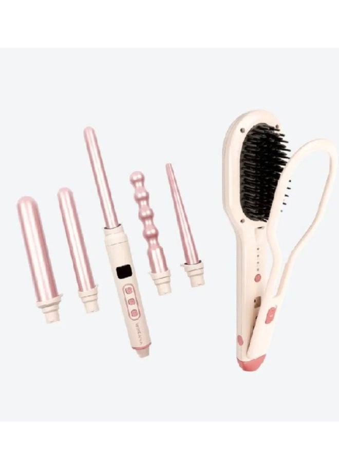 wixsana Wixana Curly Pro and hair straightening brush  - Image 1