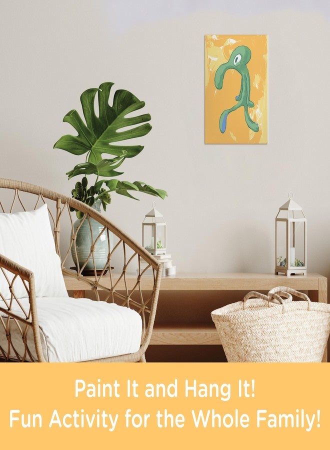 AQUARIUS SpongeBob Bold and Brash Art by Numbers Mini - 8.5 x 11 in SpongeBob SqaurePants Themed Paint by Number for Adults & Kids - DIY Color by Number Paint Kit for Beginner - Officially Licensed - Image 5