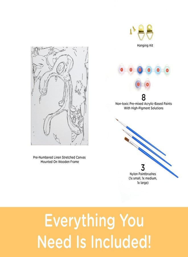 AQUARIUS SpongeBob Bold and Brash Art by Numbers Mini - 8.5 x 11 in SpongeBob SqaurePants Themed Paint by Number for Adults & Kids - DIY Color by Number Paint Kit for Beginner - Officially Licensed - Image 3