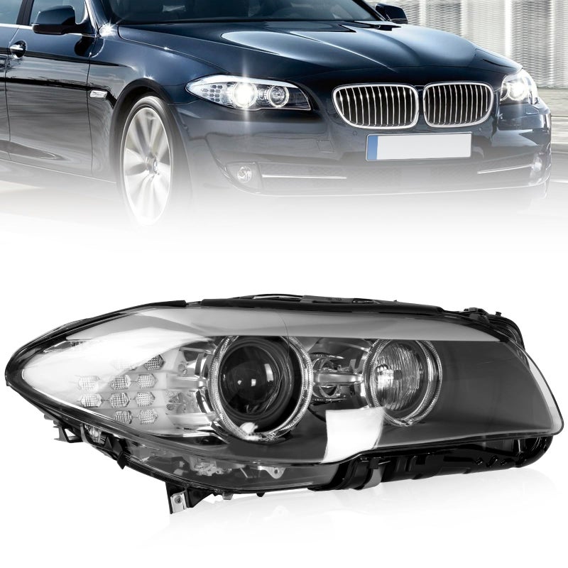 QKVCX Headlight Assembly Compatible With BMW 5 Series F10 535i 528i 550i 20112013 Xenon Headlight Adaptive Headlamp Right Passenger Side - Image 3