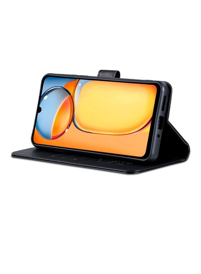 إيروريكس جراب لهاتف Huawei Enjoy 70 مصنوع من جلد الغنم بتصميم قابل للطي - Image 5