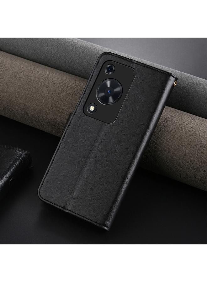 إيروريكس جراب لهاتف Huawei Enjoy 70 مصنوع من جلد الغنم بتصميم قابل للطي - Image 3