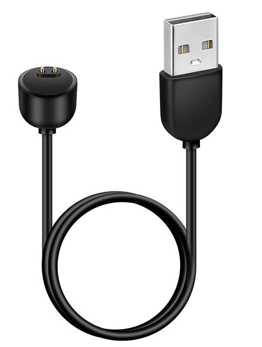 iTronix Replacement Magnetic USB Charger for Mi Smart Band 5 / Mi Smart Band 6 (Black) - Image 1