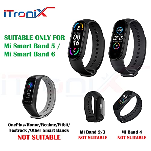 iTronix Replacement Magnetic USB Charger for Mi Smart Band 5 / Mi Smart Band 6 (Black) - Image 2