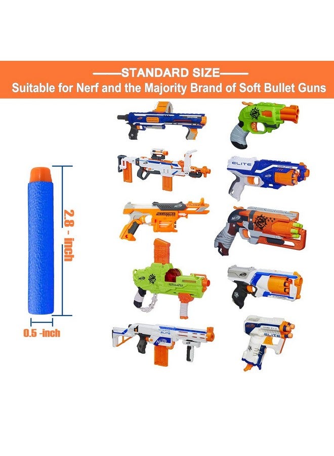 POKONBOY 1200 Pack Refill Darts Compatible With Nerf Guns, Refill Bullet Darts Foam Darts Compatible With Nerf Guns N-Strike Elite Series Blaster Toy Guns Kids(Storage Bag Included) - Image 3