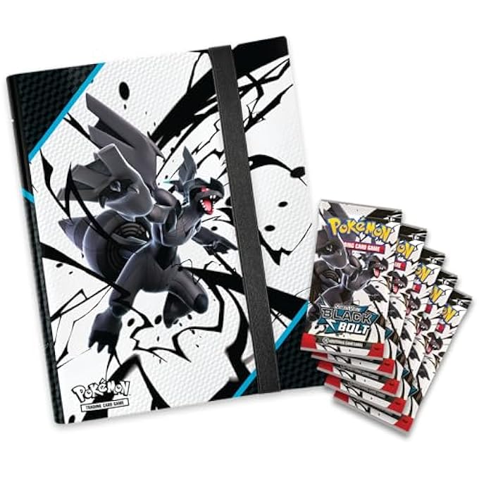 Pokemon TCG: SCARLET & VIOLETBLACK BOLT BINDER COLLECTION (ZEKROM BINDER & 5 BOOSTER PACKS) - Image 3