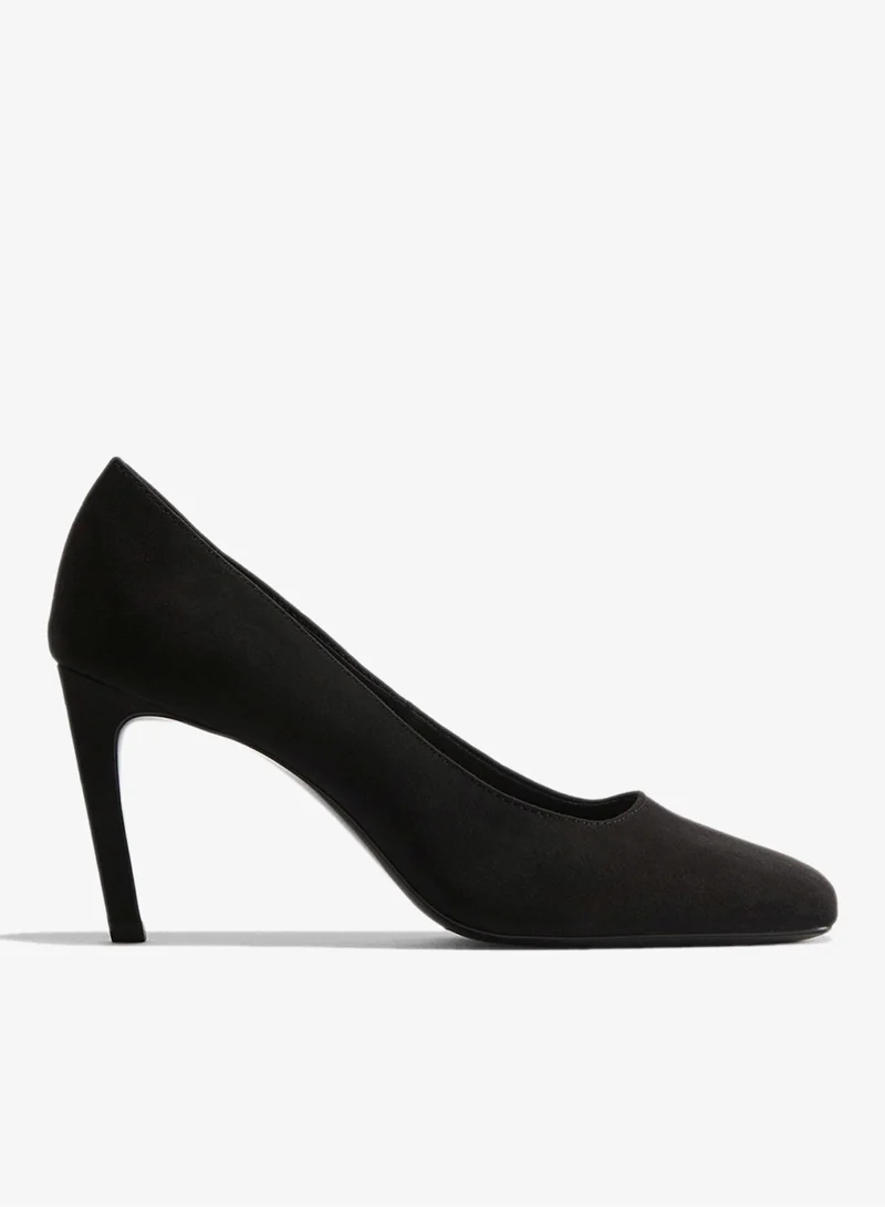 H&M Square-toe court shoes