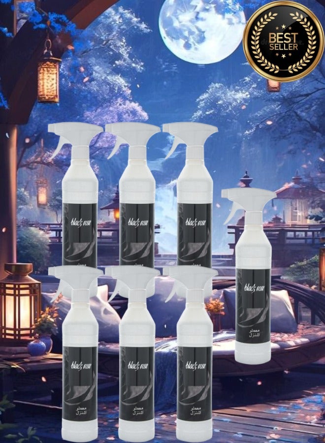 Banafa 7 Pieces Black Rose House Freshener - Image 1