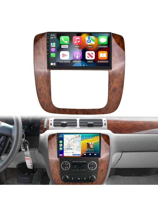 Vierex Android Car Stereo Radio for GMC Yukon / Chevrolet Chevy Tahoe / Suburban 2007-2012 with Apple CarPlay, Android Auto, Wireless WiFi, DSP, FM&AM, Bluetooth, AHD Camera Included (2+32GB CarPlay 4CORE) - Image 2