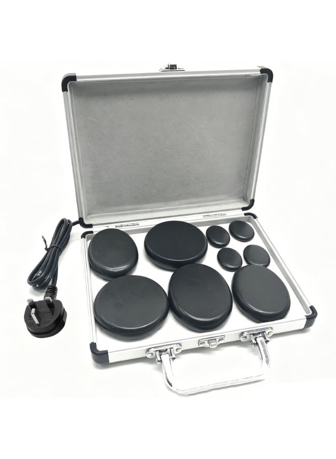 Hot Stones Massage Warmer Kit,  Hot Stones Massage Set Portable Hot Stone with Heater, Hot Rocks Basalt Massage Stones for Home Spa Warming Therapy Relaxing - Image 1