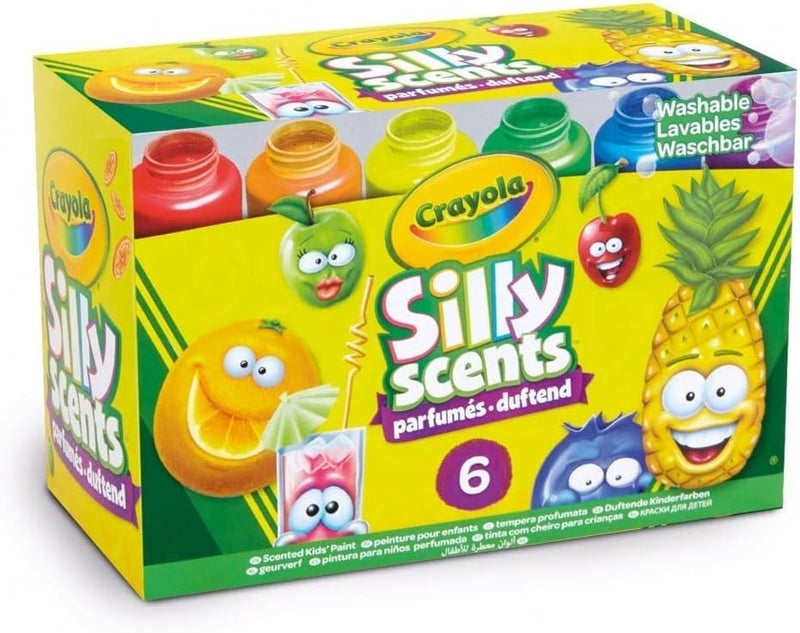Crayola Silly Scents Washable Kids Paint, Multi-Colour, Cy54-2392 - Image 5