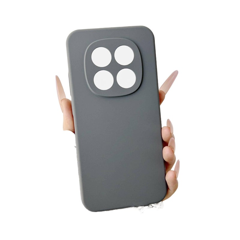 Silicone Cover Protective , for Redmi Note 15 , Anti Slip Grip , Gray for School Days - Image 1