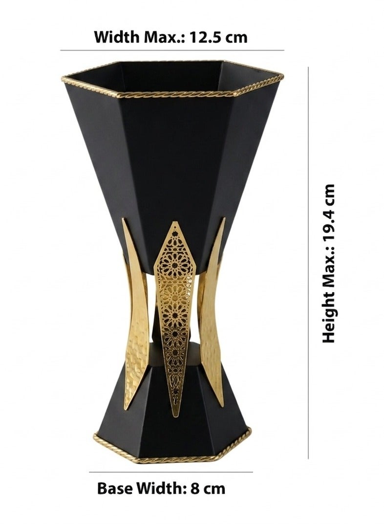 Luxury Geometric Hourglass Incense Burner for Bakhoor and Oud - LC-604S - Image 3