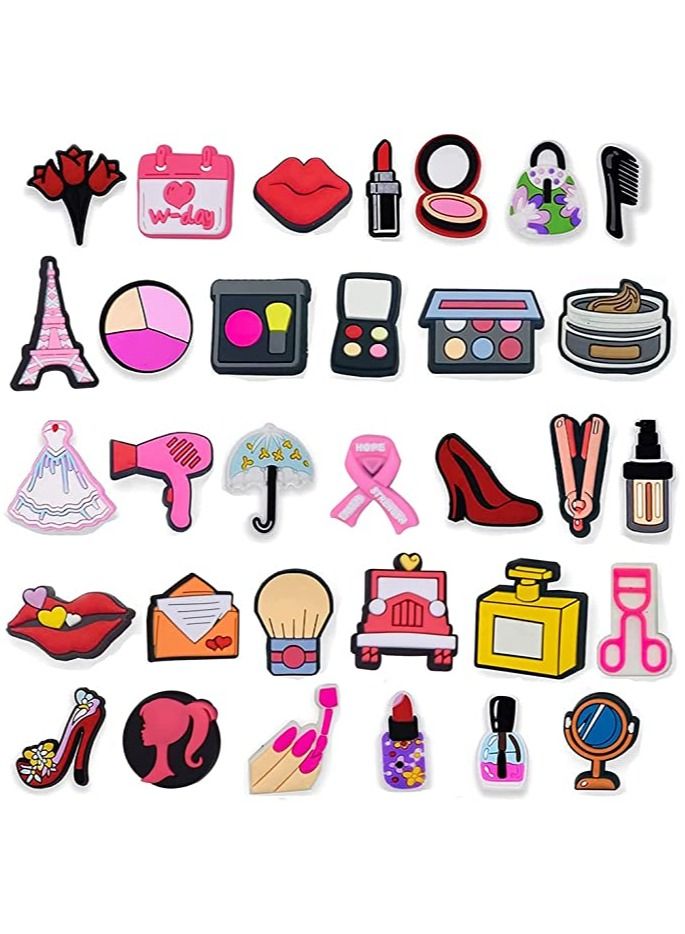 SYOSI 32 PCS Shoe Decoration Charms PVC Waterproof Cute Charms for Boys Girls Kids DIY Cartoon Shoe Decoration Accessories Charms for Birthday Party Gifts - Image 1