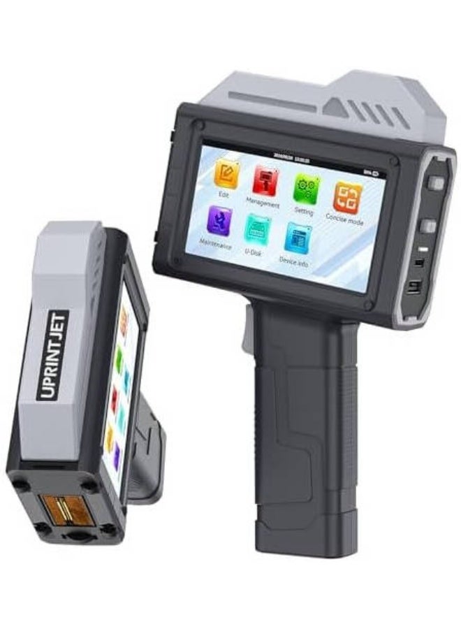 بنتساي BENTSAI Portable Handheld Inkjet Printer, 300 DPI Industrial Coding Machine with 25.4mm Print Height, Variable Data Printing & 16-Hour Battery Life, Black | BT-HH6210B - Image 4