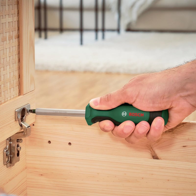 BOSCH Home and Garden 34-Piece Socket Set - 1/4" Drive with Ergonomic Grip & Magnetic Bits Holder for Versatile DIY Projects - Image 5