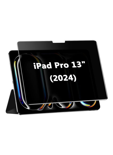 1 Pack Anti-Spy Tempered Glass Film Privacy Screen Protector for iPad Pro 13-Inch M4 2024