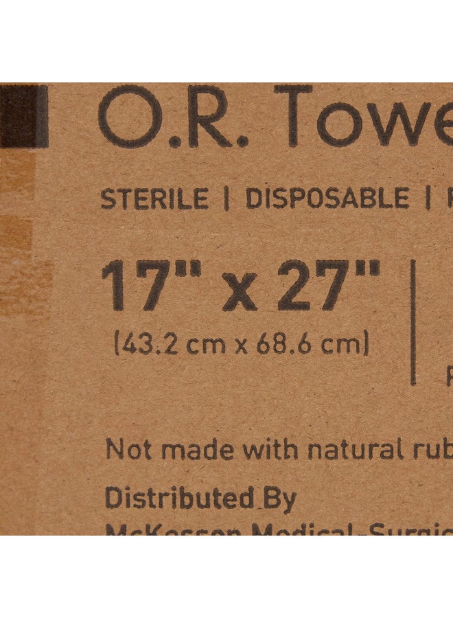 McKesson McKesson Operating Room Towels, Sterile, Disposable, Pre-Washed, Blue, 17 in x 27 in, 6 Towels, 1 Pack  - Image 4