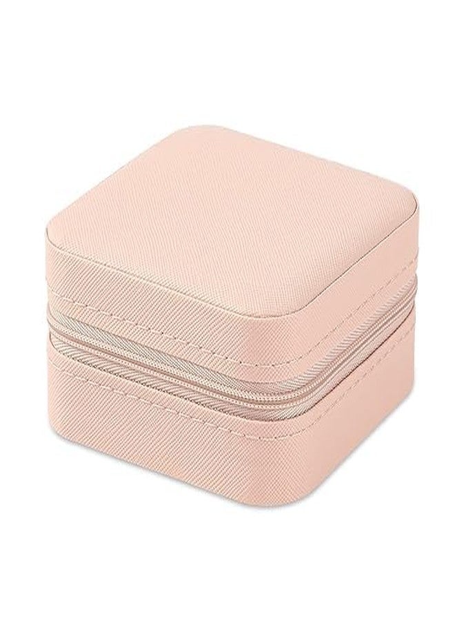 Botash PU Leather Small Jewellery Box, Travel Portable Jewellery Case For Ring, Pendant, Earring, Necklace, Bracelet Organizer Storage Holder Boxes(1pcs/multicolour) - Image 1