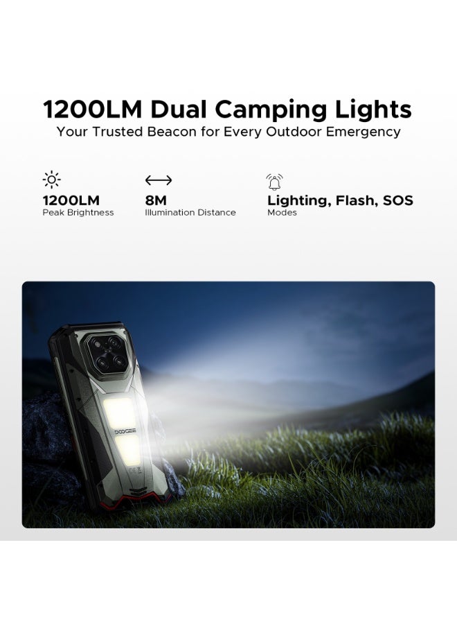 DOOGEE V Max Play VIP 5G Rugged Phone with 100 Lumens Projector, 36GB+512GB, 200MP+32MP Camera, 20500mAh Battery / 45W Fast Charging, Dimensity 7300 Rugged Smartphone, 6.78" FHD+ 120Hz Display, 1200LM Dual Camping Lights, WiFi 6E / NFC / Widevine L1 - Image 4