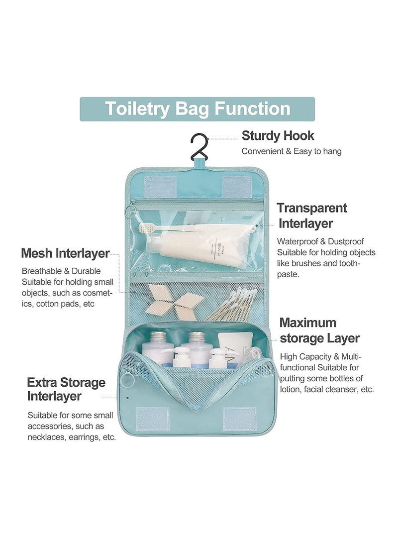 Cool Baby COOLBABY Hanging Toiletry Bag - Large Cosmetic Makeup Travel Organizer For Men & Women With Sturdy Hook - Image 3