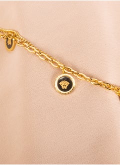 The Black Pearl Accessories Medousa Stainless Steel Golden Bracelet  - Image 3