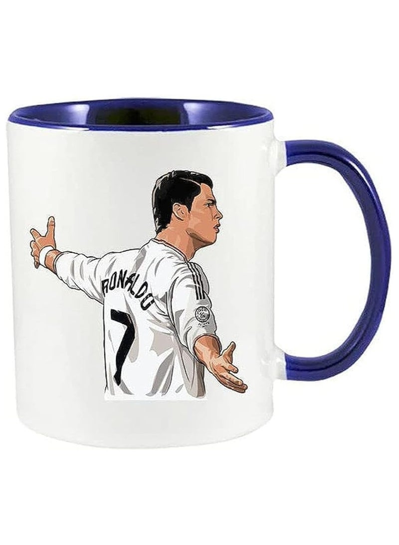 كوب مطبوع عليه صورة رونالدو CR7