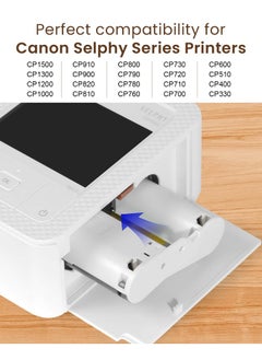 COLORWING Compatible Canon Selphy Cp1500 Cp1300 Paper And Ink, Kp-108In 3 Color Ink Cartridges And108 Sheets 4X6 Photo Paper 3Xkp-36Ip For Selphy Cp1200 Cp910 Cp800 Cp780 Cp740 Compact Photo Printers  - Image 2