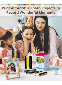 COLORWING Compatible Canon Selphy Cp1500 Cp1300 Paper And Ink, Kp-108In 3 Color Ink Cartridges And108 Sheets 4X6 Photo Paper 3Xkp-36Ip For Selphy Cp1200 Cp910 Cp800 Cp780 Cp740 Compact Photo Printers  - Image 5