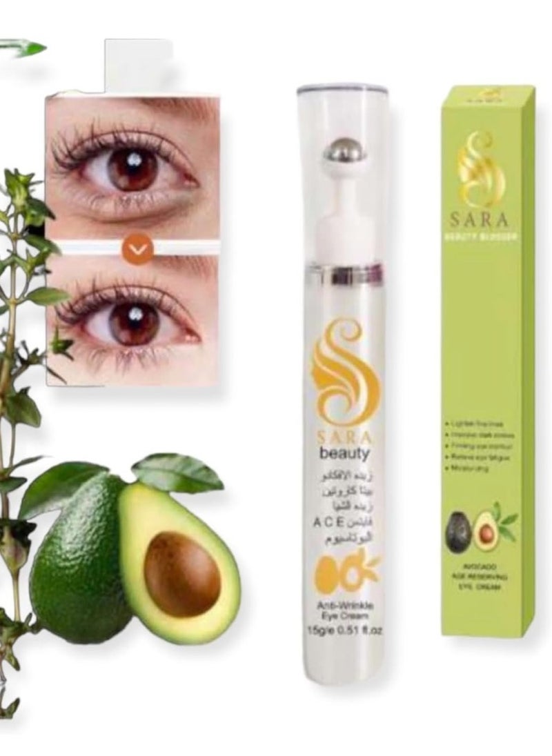 Avocado Butter and WrInkle Eye Cream to Remove Dark Circles - 15 gm