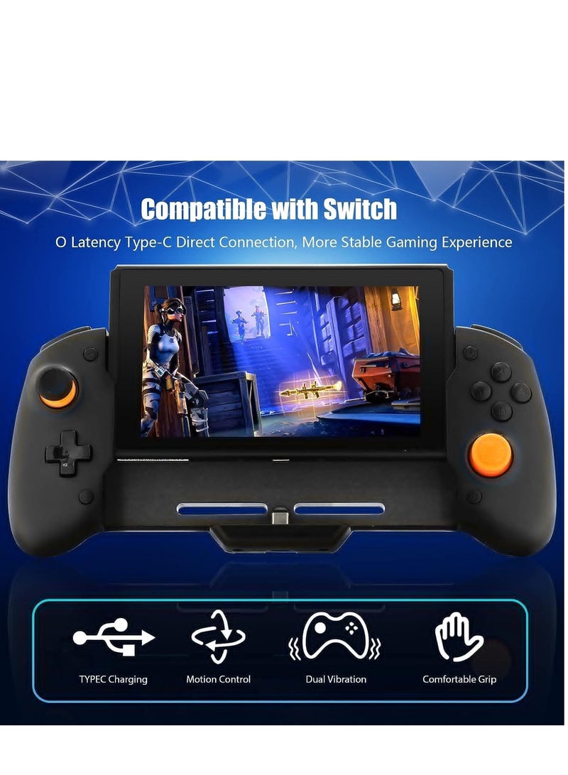 Wireless Controller for Nintendo Switch, Ergonomic Controller for Nintendo Switch with Gravity Induction of Six-Axis Gyroscope, Double Motor Vibration and Screen Capture Button - Image 2
