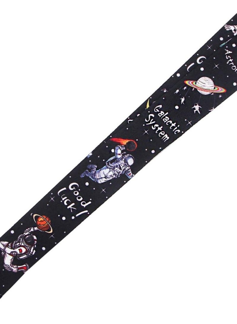 دايتويز أحزمة مفاتيح رواد الفضاء وأحزمة مفاتيح النظام المجري لشعارات الهوية وأحزمة مفاتيح رائعة وحزام رقبة وحامل سلسلة مفاتيح - Image 2