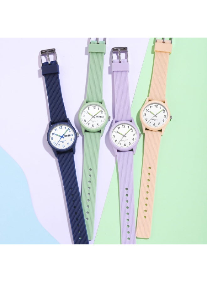 Kids Analog Watches for Girls Boys Watches with Soft Band Learning Time 50M Waterproof Children Watch Easy to Read for Ages 4-12 Kids Gift - Image 3