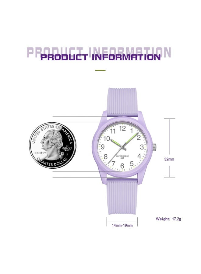 Kids Analog Watches for Girls Boys Watches with Soft Band Learning Time 50M Waterproof Children Watch Easy to Read for Ages 4-12 Kids Gift - Image 5